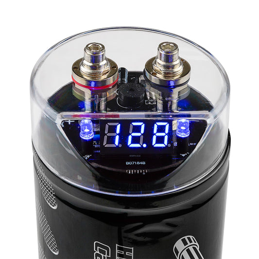 Audiopipe ACAP-D3500 3.5 Farad Capacitor w/ Digital Display & Status Indicator