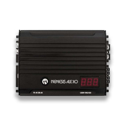 Nemesis Audio FR-M1200.4D 4-Channel 1200W RMS Full-Range Class-D Car Amplifier