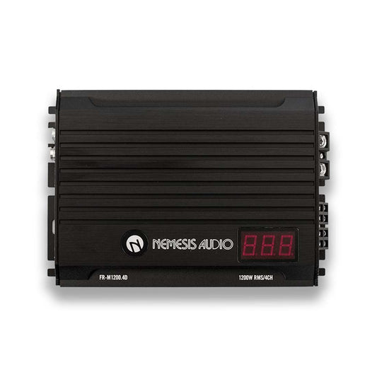 Nemesis Audio FR-M1200.4D 4-Channel 1200W RMS Full-Range Class-D Car Amplifier