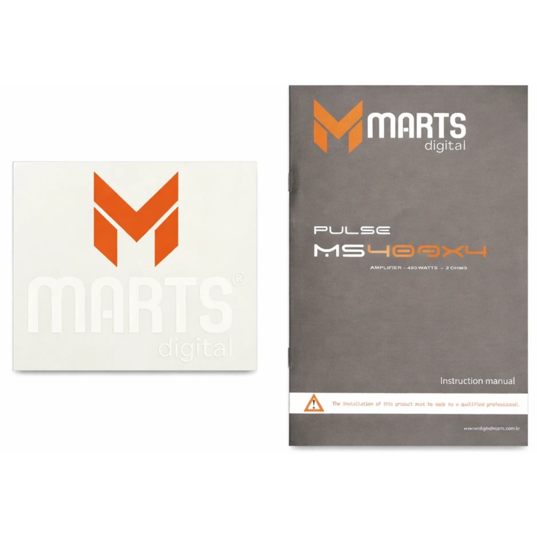 Marts Digital MS400X4 4-Channel 400W RMS 2-Ohm Stable Class-D Car Amplifier