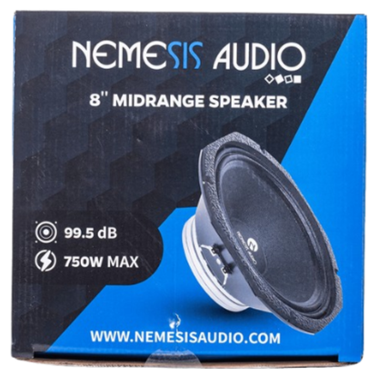 Nemesis Audio NEO-8SB4 4-Ohm 8" 750W Peak 2" VC Neodymium Midrange Speaker