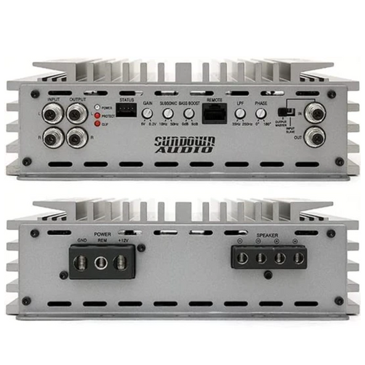 Sundown Audio SALT-1.5 Monoblock 1500W RMS Linkable Digital Class-D Amplifier