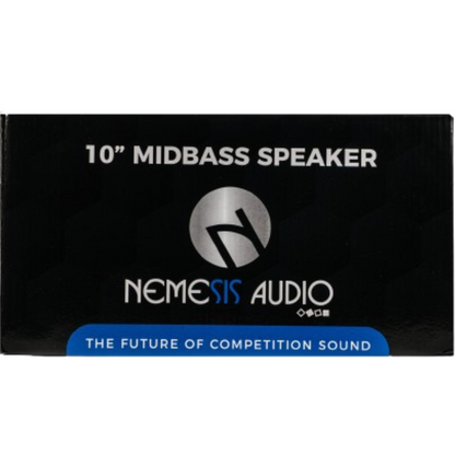 Nemesis Audio NA-10MB 10" 1300W Peak 4-Ohm 3.5" VC Car Midbass Speaker (Single)