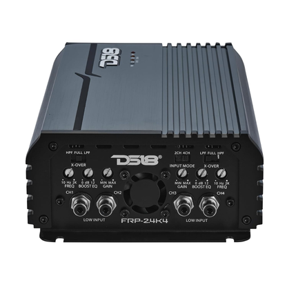 DS18 FRP-2.4K4/TI 4-Channel 2400W RMS Full-Range Class-D Amplifier (Titanium)