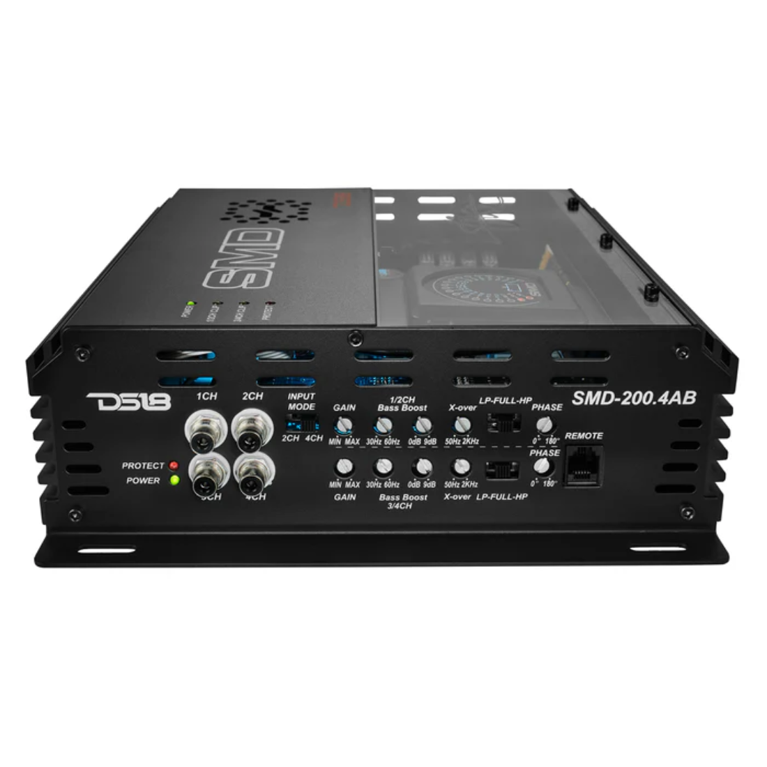 DS18 SMD-200.4AB 4-Channel 150W RMS x 4 @ 4-Ohms Class-AB Full Range Amplifier