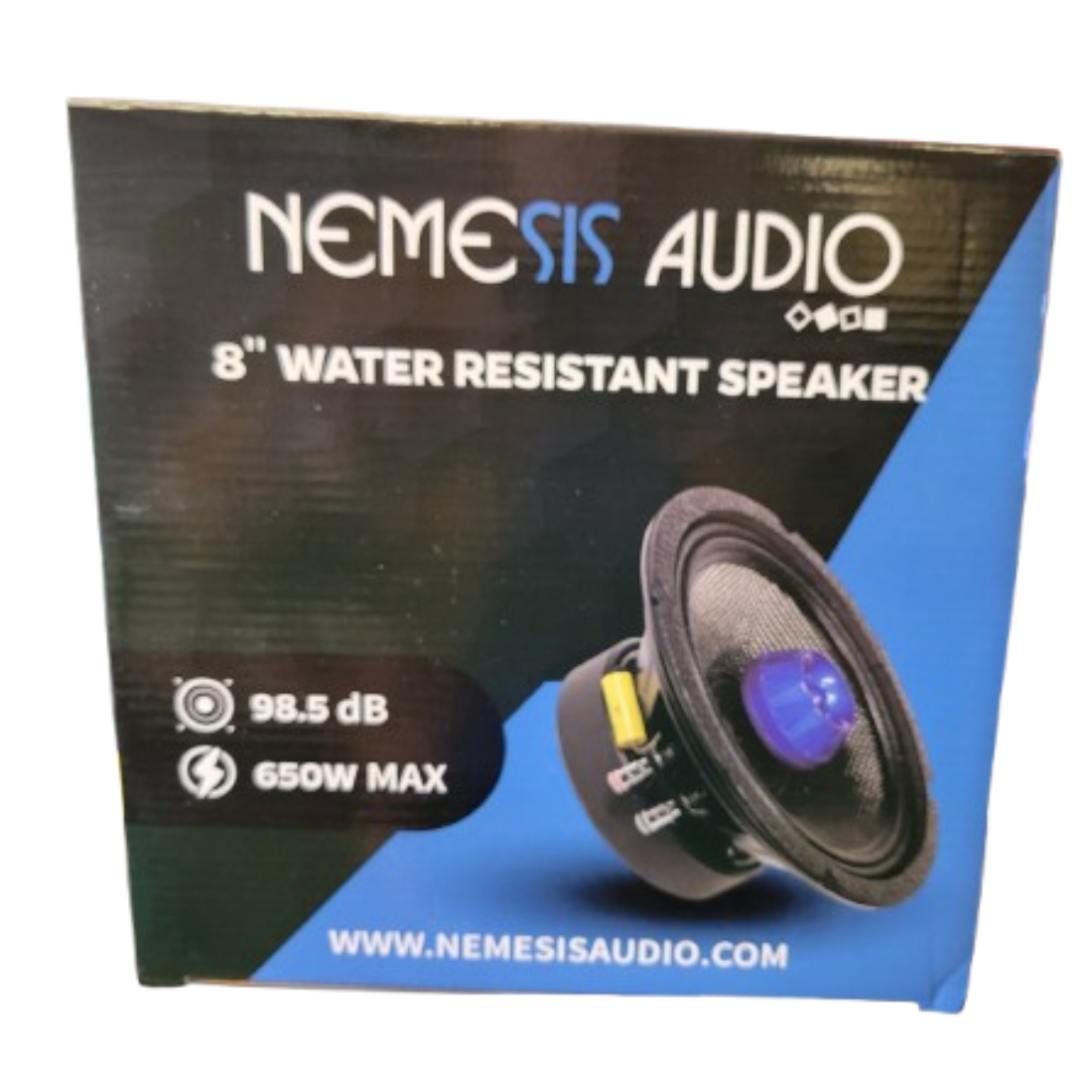 Nemesis Audio PRO-8CF 8in Water Resistant Speaker 650W Peak 4 Ohm High SPL