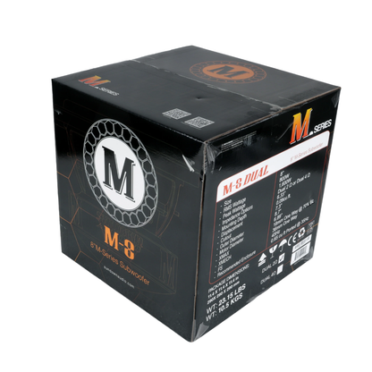 Sundown Audio M-Series M8 8-inch 1600W Peak Dual 4-Ohm Voice Coil Car Subwoofer