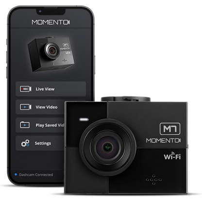 Momento MD-7205 M7 Wi-Fi 3-Channel 2K QHD Front and Rear Dash Camera Kit