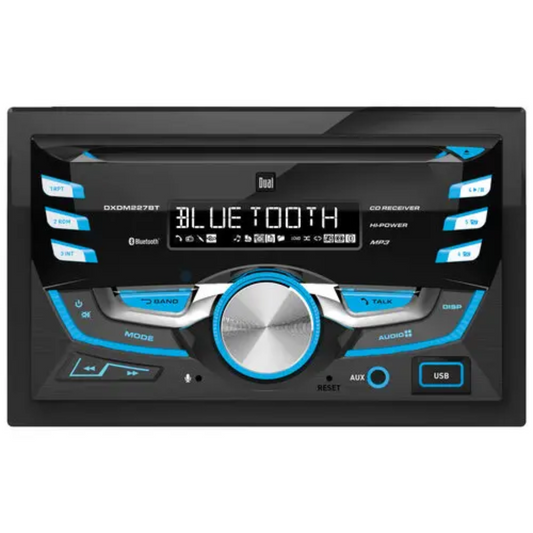 Dual DXDM227BT 2-DIN CD/MP3/USB/AUX/AM/FM/Bluetooth Car Stereo In-Dash Receiver