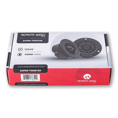 Nemesis Audio NEO-TW14 1-Inch 400W Peak 4-Ohm Neodymium Super Tweeters (Pair)