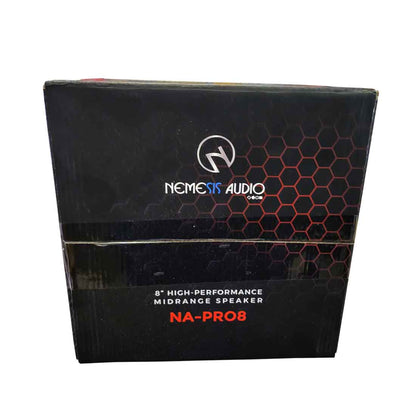 Nemesis Audio NA-PRO8 8" 240W RMS 4-Ohms High-Performance Midrange Speaker