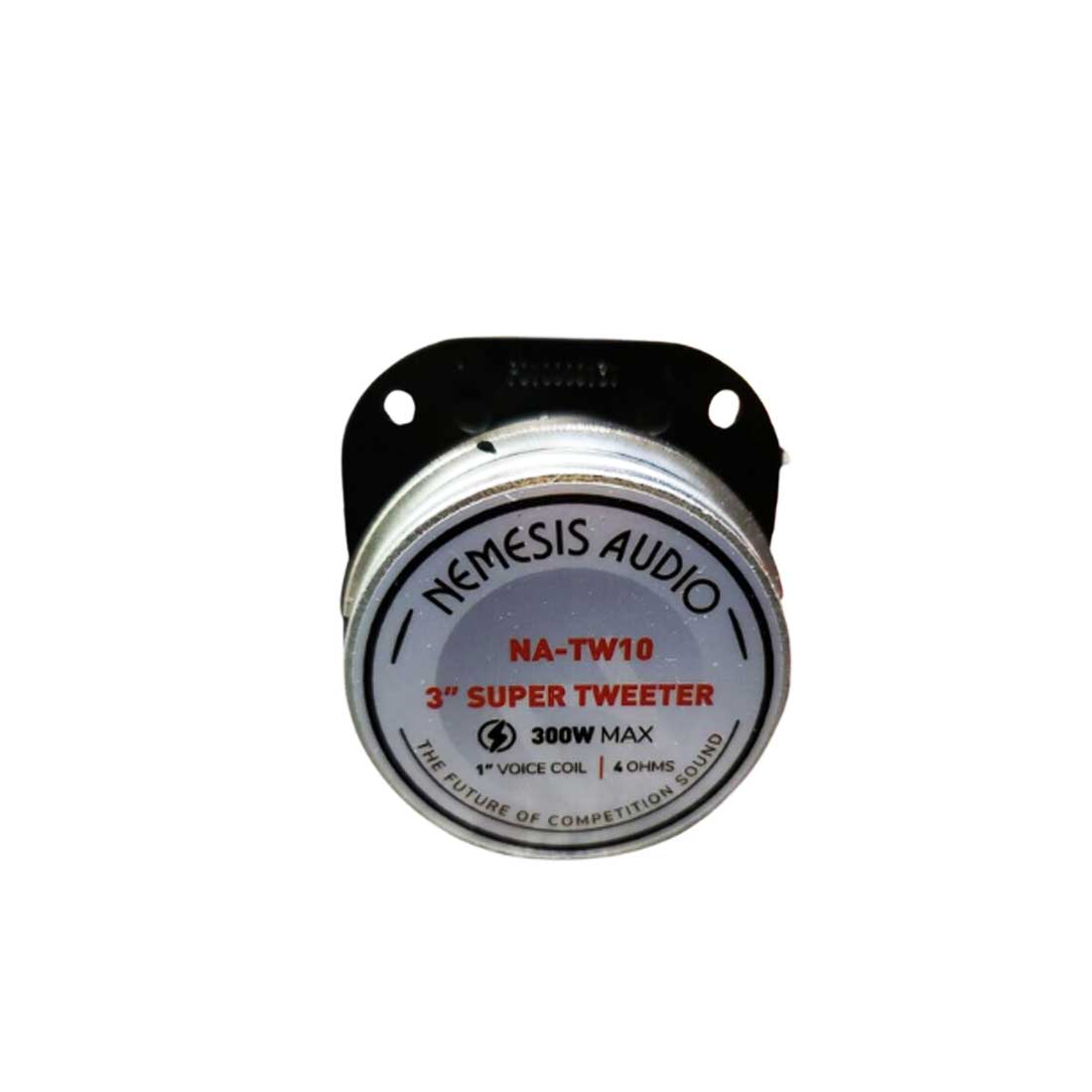 Nemesis Audio NA-TW10 3" 300 Watts Max 4-Ohms 1" Voice Coil Car Super Tweeter