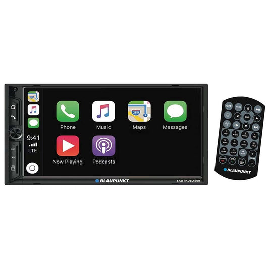 Blaupunkt SAO PAULO 500 2-DIN 7" Digital Receiver w/ Apple CarPlay, Android Auto