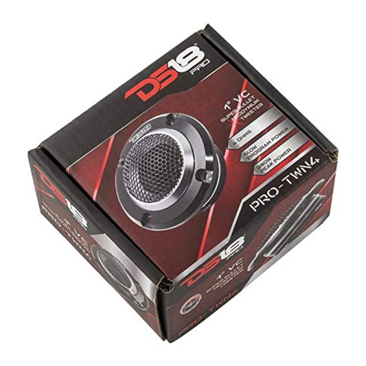 DS18 PRO-TWN4 3" 280W Peak 4-Ohms Car Audio High Compression Neodymium Tweeter