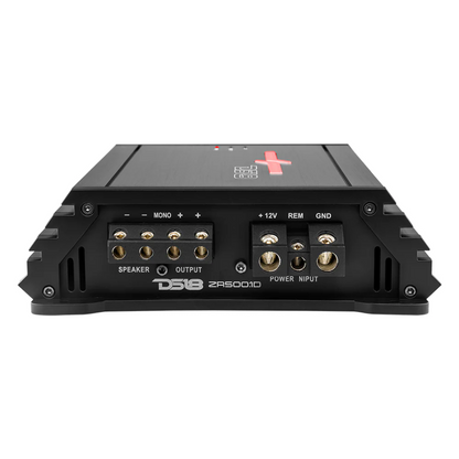 DS18 ZR500.1D 1-CH Monoblock 1500W Peak 1-4 Ohm Stable Class-D Car Amplifier