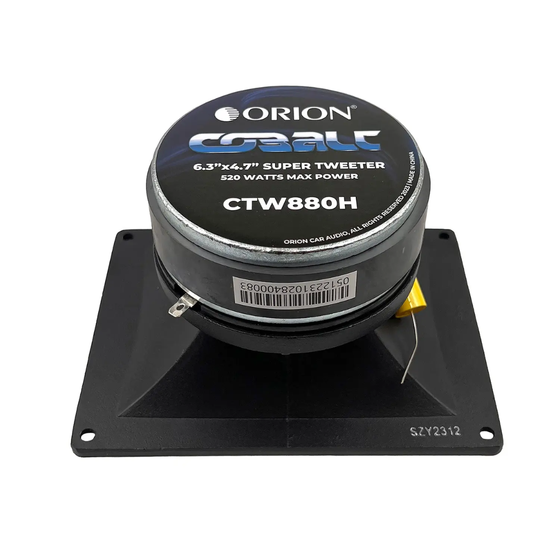 Orion CTW880H 6.3" x 4.7" 520W Peak 4-Ohm Aluminum Die-Cast Super Bullet Tweeter