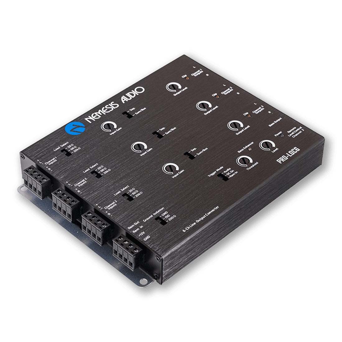 Nemesis Audio PRO-LOC6 400W Max Input 6-Channel Line Output Converter L.O.C