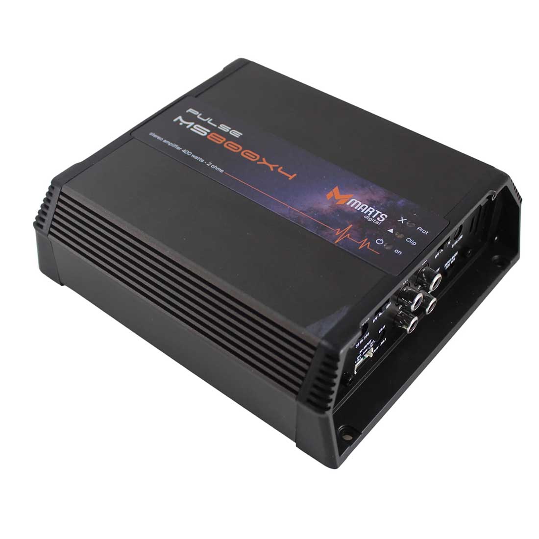 Marts Digital MS800X4 4-Channel 800W RMS 2-Ohm Full-Range Class-D Car Amplifier