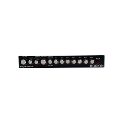 Orion XEQ-X70BTM 1/2-DIN IPX5 Marine Ready 7-Band Graphic Equalizer w/ Bluetooth