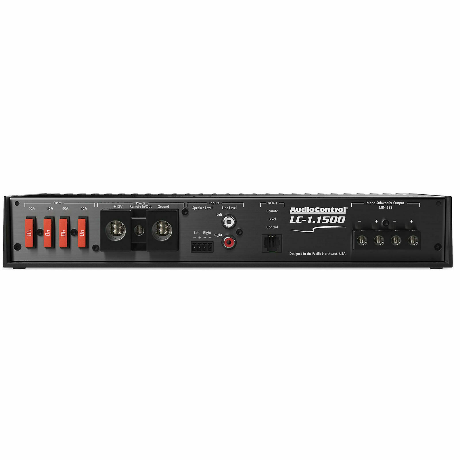 AudioControl LC-1.1500 High Power Mono Subwoofer Amplifier with Accubass