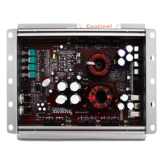 Sundown Audio SAEV.4-600D Monoblock 600W RMS 1-Ohm Stable Class-D Car Amplifier