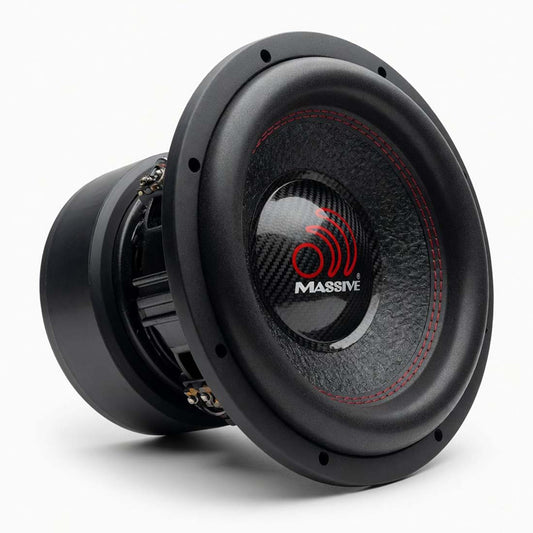 Massive Audio H104X 10" 4000 Peak 3" Dual 4-Ohm Voice Coil DVC Mega Subwoofer