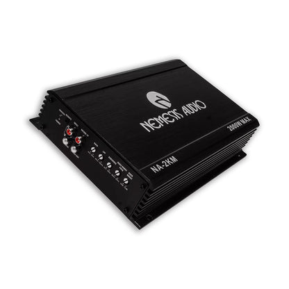 Nemesis Audio Monoblock Amplifier + (2) 8" Dual 4-Ohm Subwoofer Audio Package