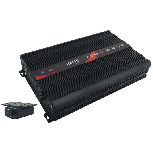 Marts Digital MXD 8000 1 Ohm Monoblock 8000W RMS Class-D Full Range Amplifier