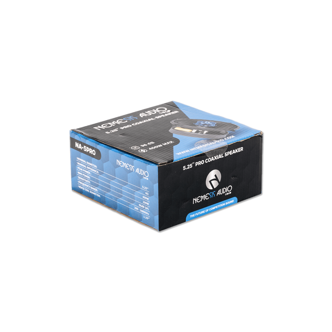 Nemesis Audio NA-5PRO 5.25" 400W Peak 4-Ohm 1.25" VC Midrange Coaxial Speaker
