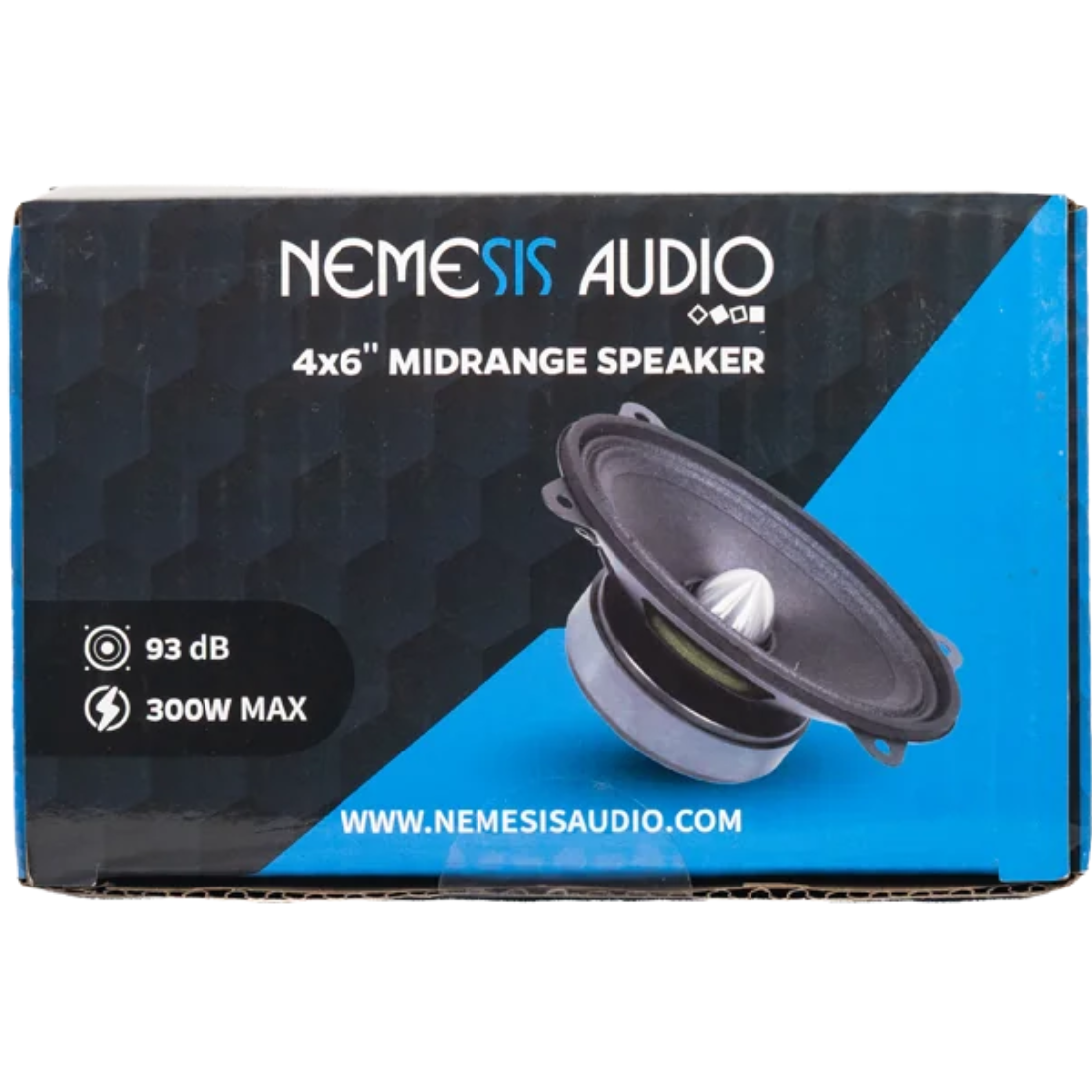 Nemesis Audio NA-46MR 4" x 6" 300W Max 1.25" VC 4-Ohms Midrange Speaker (Single)