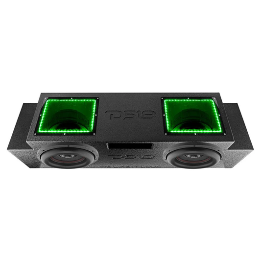 DS18 JSUB.2 2x 12" Empty Down-Firing Subwoofer Enclosure for Jeep JK/JKU/JL/JLU
