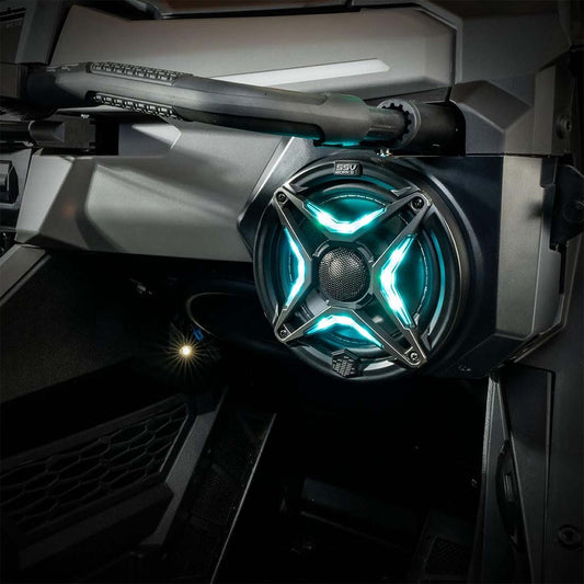 SSV Works 250-RZ6-F65U 6.5" Empty Front Dash Speaker Pods for RZR Pro R / S / XP