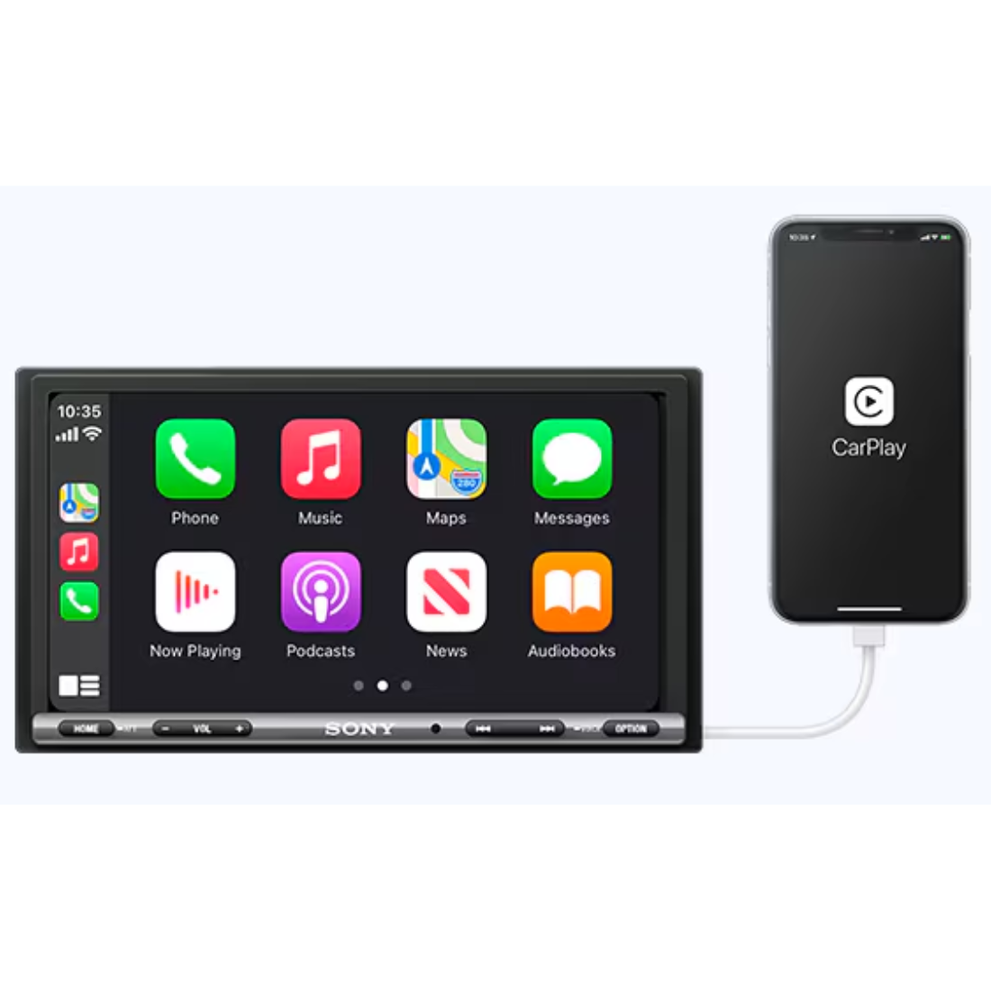 Sony XAV-AX3250 6.95" Digital Multimedia Receiver w/ Android Auto/Apple CarPlay