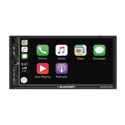 Blaupunkt SAO PAULO 500 2-DIN 7" Digital Receiver w/ Apple CarPlay, Android Auto