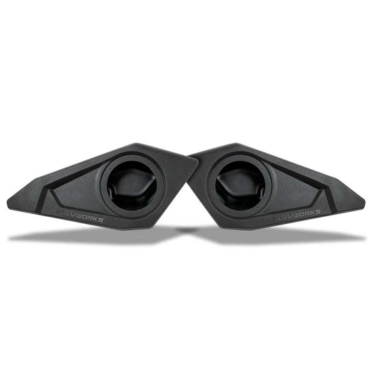 SSV Works 240-MAVR-DF65U 6.5" Empty Lower-Door Speaker Pods for Maverick R/X/RS