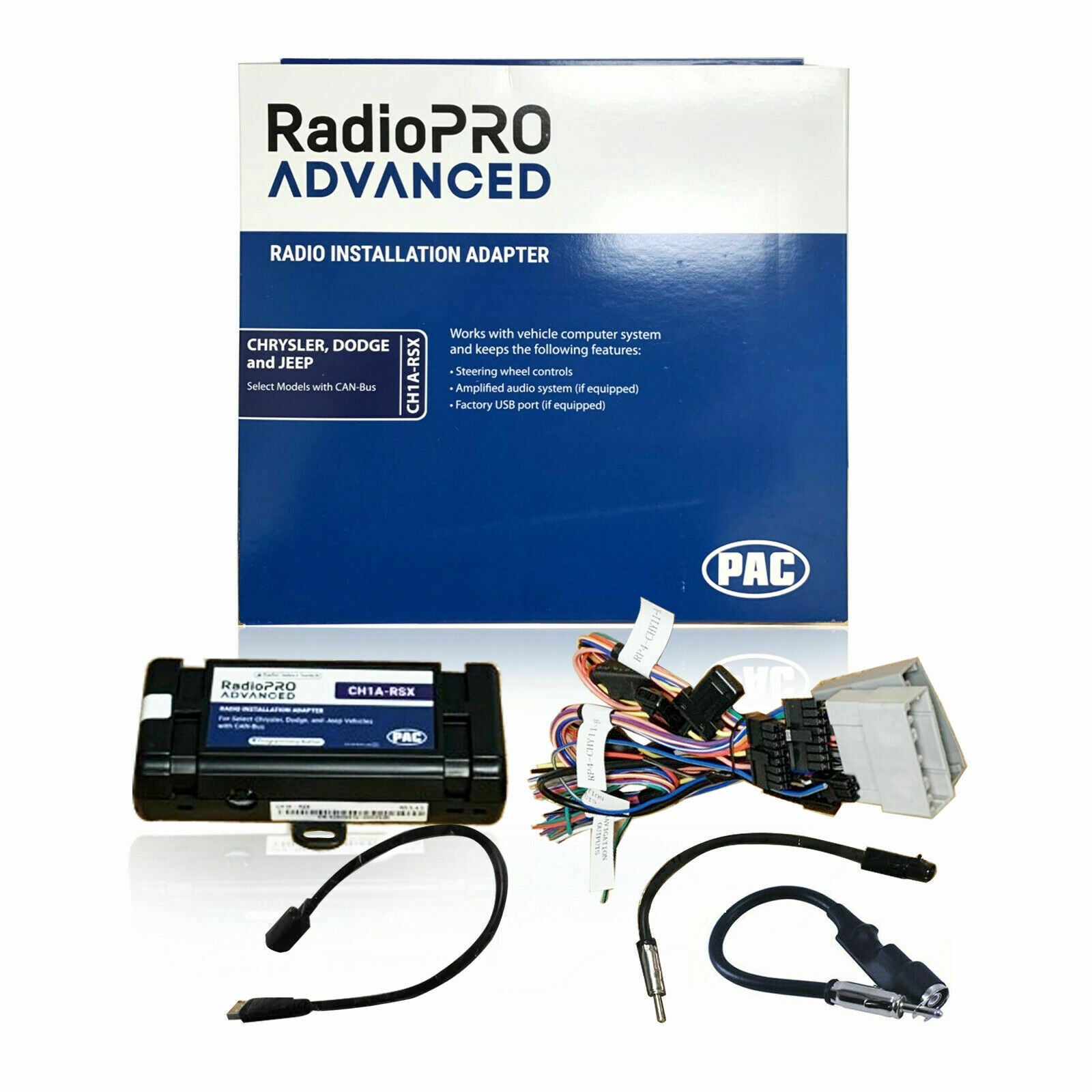 PAC CH1A-RSX RadioPRO Advanced Interface for Select Chrysler, Dodge, Jeep, RAM