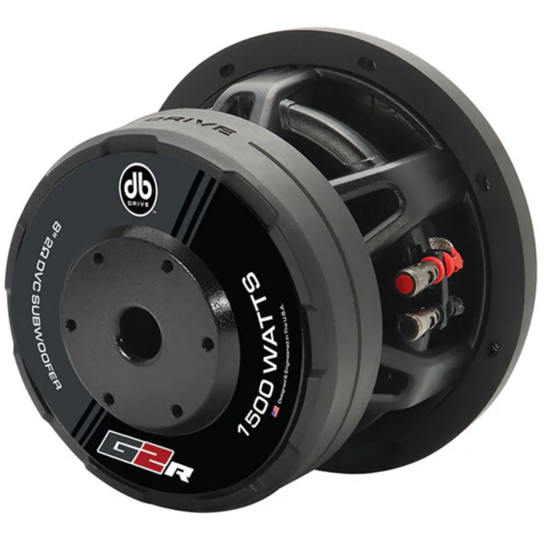 DB Drive WDX8G2R.4 8" 1500 Watts Dual 4-Ohm Voice Coil Car Audio Subwoofer