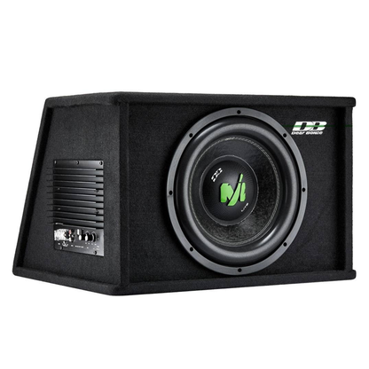 Deaf Bonce ML10A 10" 1000W Max 4-Ohm Loaded Subwoofer Enclosure w/ Amplifier