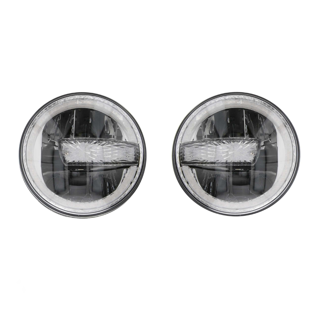 Heise JP-709RGBKT 7" Chasing LED Headlights for Jeep Gladiator Wrangler 1997-Up