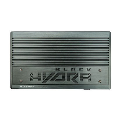Black Hydra BETA 8.70 DSP 8-Channel 70W RMS Class-AB+D Amplifier w/ Built-in DSP