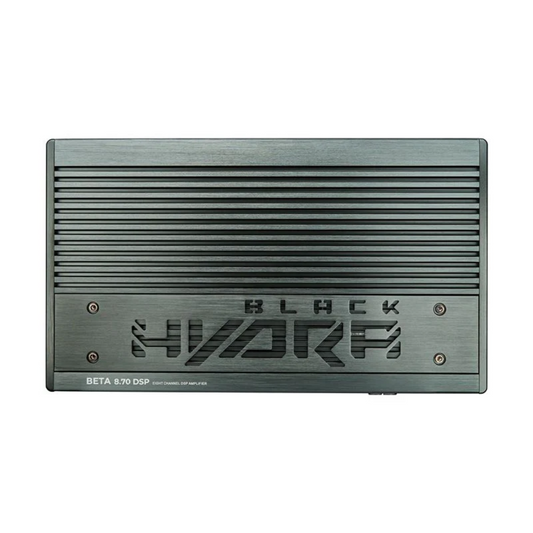 Black Hydra BETA 8.70 DSP 8-Channel 70W RMS Class-AB+D Amplifier w/ Built-in DSP