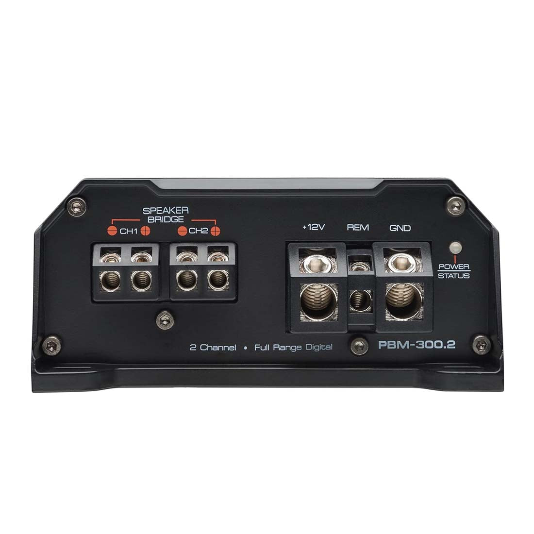 PowerBass PBM-300.2 300W 2-Channel 2Ohm Stable Class-D Full-Range Mini Amplifier