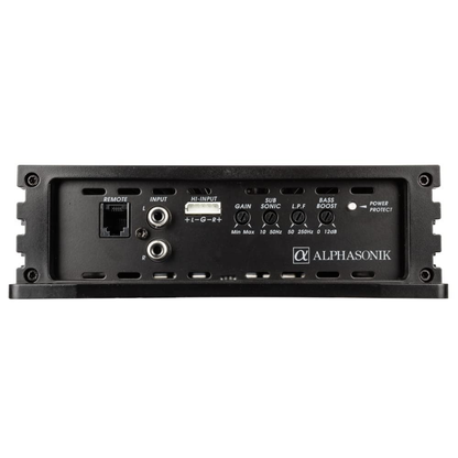 Alphasonik NA6000D Monoblock 6000W Max Class-D Amplifier w/ Remote Bass Knob