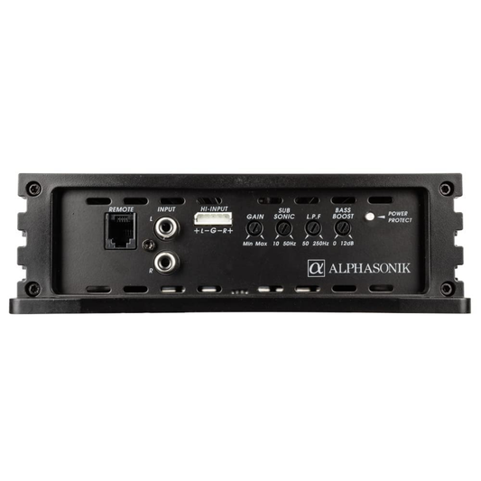 Alphasonik NA6000D Monoblock 6000W Max Class-D Amplifier w/ Remote Bass Knob