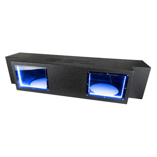 DS18 JSUB.2 2x 12" Empty Down-Firing Subwoofer Enclosure for Jeep JK/JKU/JL/JLU