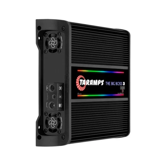 Taramps THE BIG BOSS 3 BASS Monoblock 3000W RMS 0.5 to 2 Ohms Amplifier (Black)