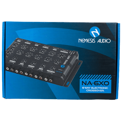 Nemesis Audio NA-6XO 6-Way Car Stereo Electronic Crossover with 8V Output