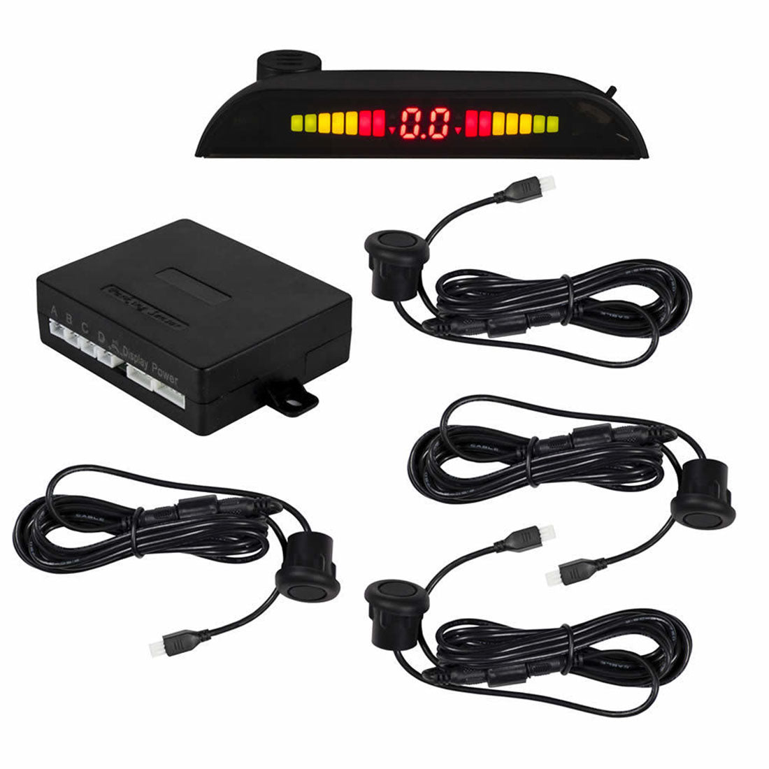 iBeam TE-4PSKRUB 4 Rubber Sensor Rear Parking Assist Kit